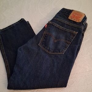 Levi's 505 Womans Capri  Dark Blue Capri  Jeans Sz. 30/26
